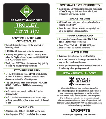 download the trolley safety tipsheet